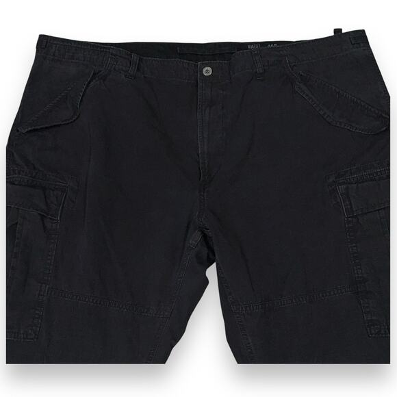 Polo Ralph Lauren Utility Cargo Pants 46x32 Classic Fit Surplus Military Black - Picture 6 of 16